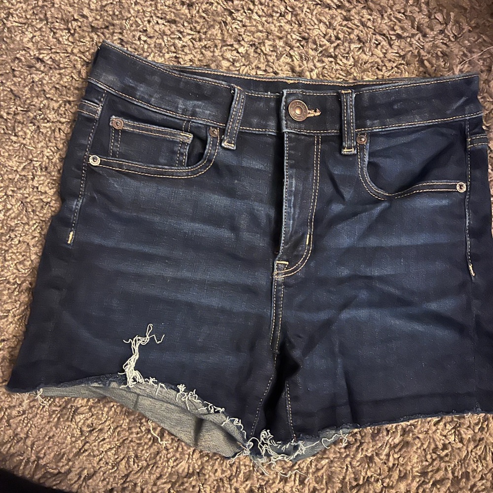 American Eagle Outfitters Dark Blue Jean Shorts